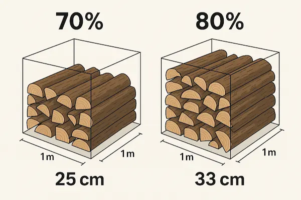 infographie stere buches 25 cm et 33 cm infographie stere buches 25 cm et 33 cm